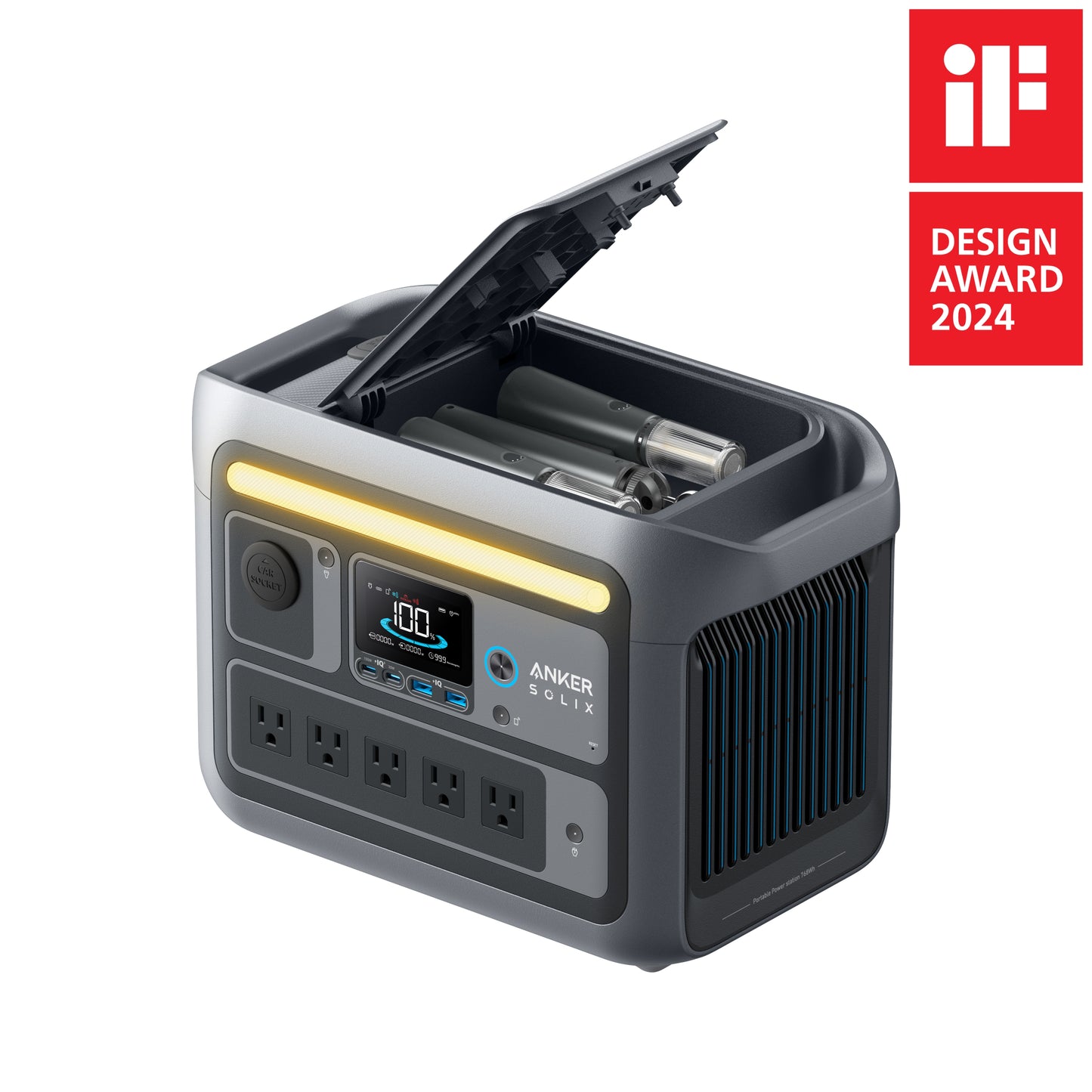 Anker SOLIX <b>C800 Plus</b> Portable Power Station 768Wh | 1200W - OSO