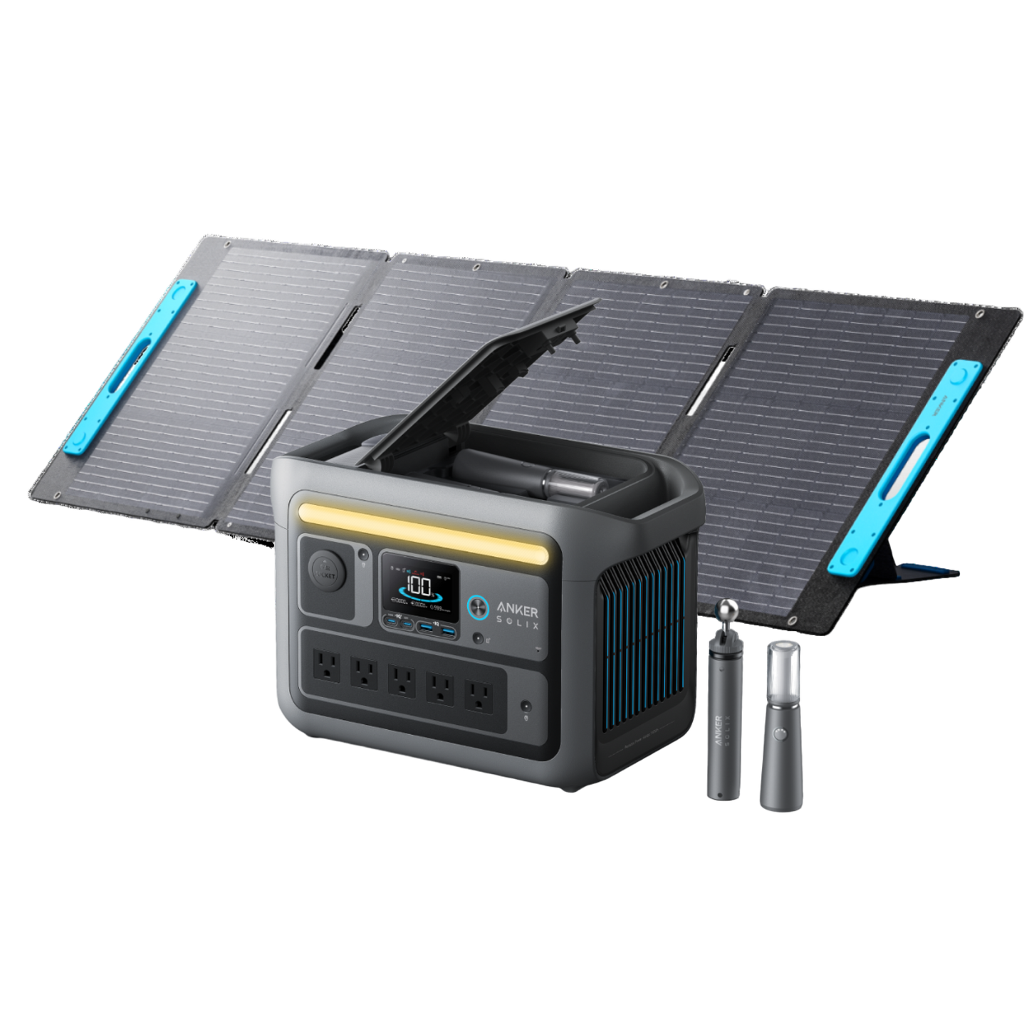 Anker SOLIX <b>C800 Plus</b> Solar Generator + 200W Solar Panel