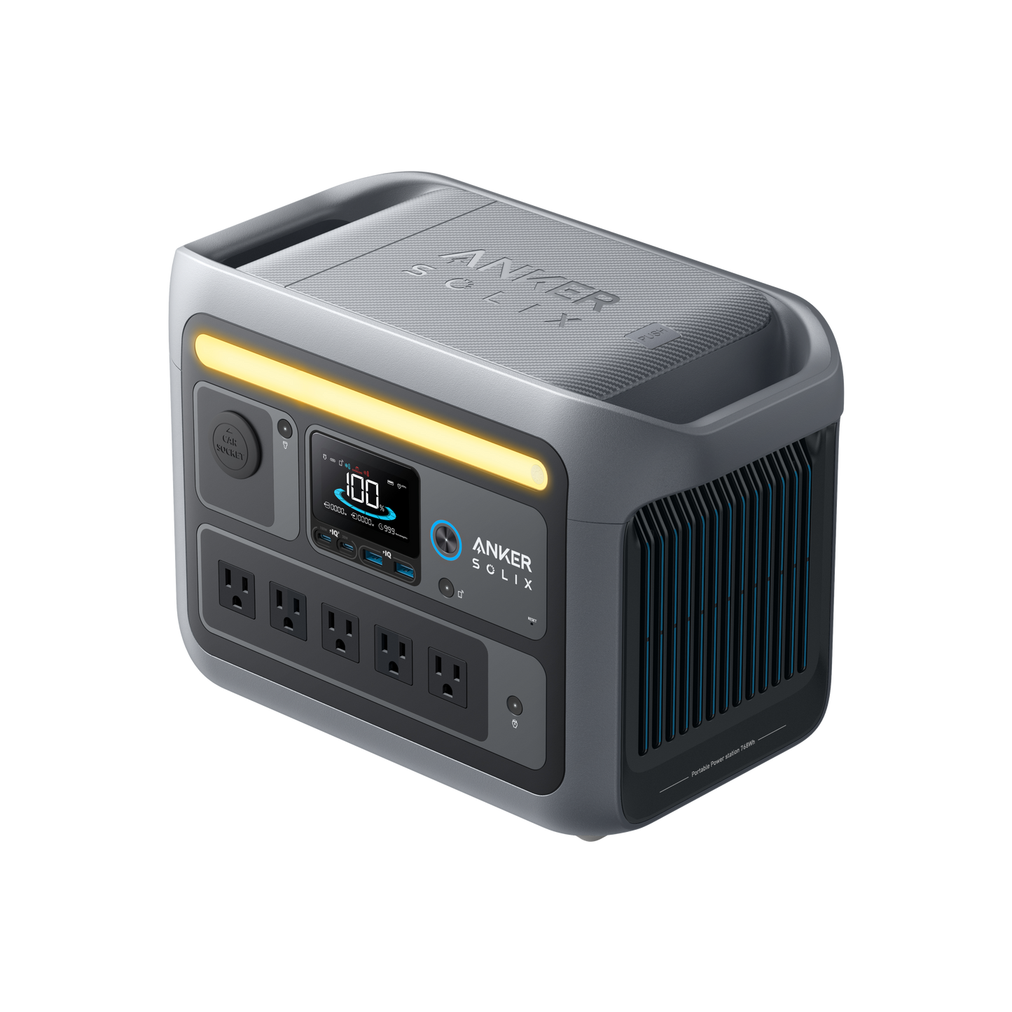 Anker SOLIX C800 Portable Power Station - 768Wh | 1,200W