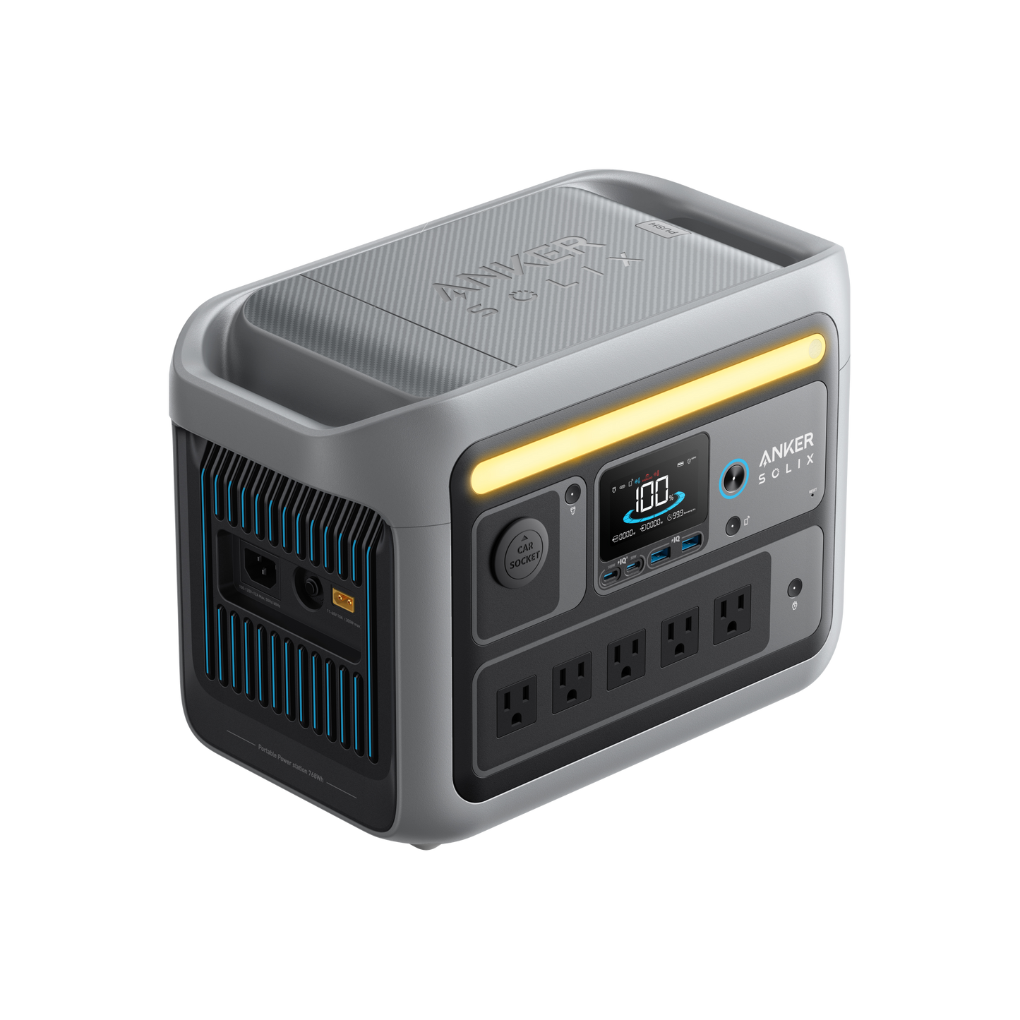 Anker SOLIX C800 Portable Power Station - 768Wh | 1,200W