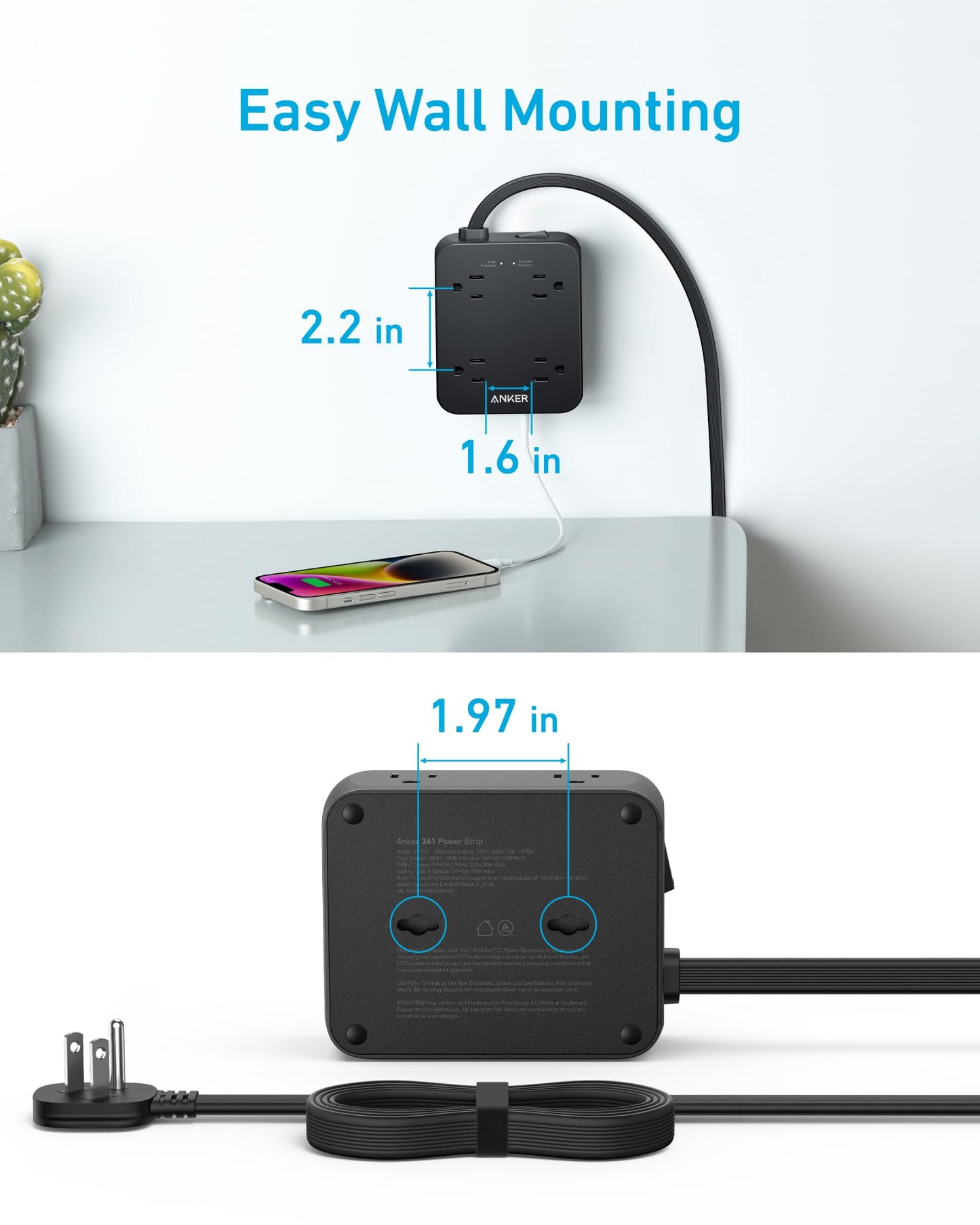 Anker <b>341</b> USB Power Strip