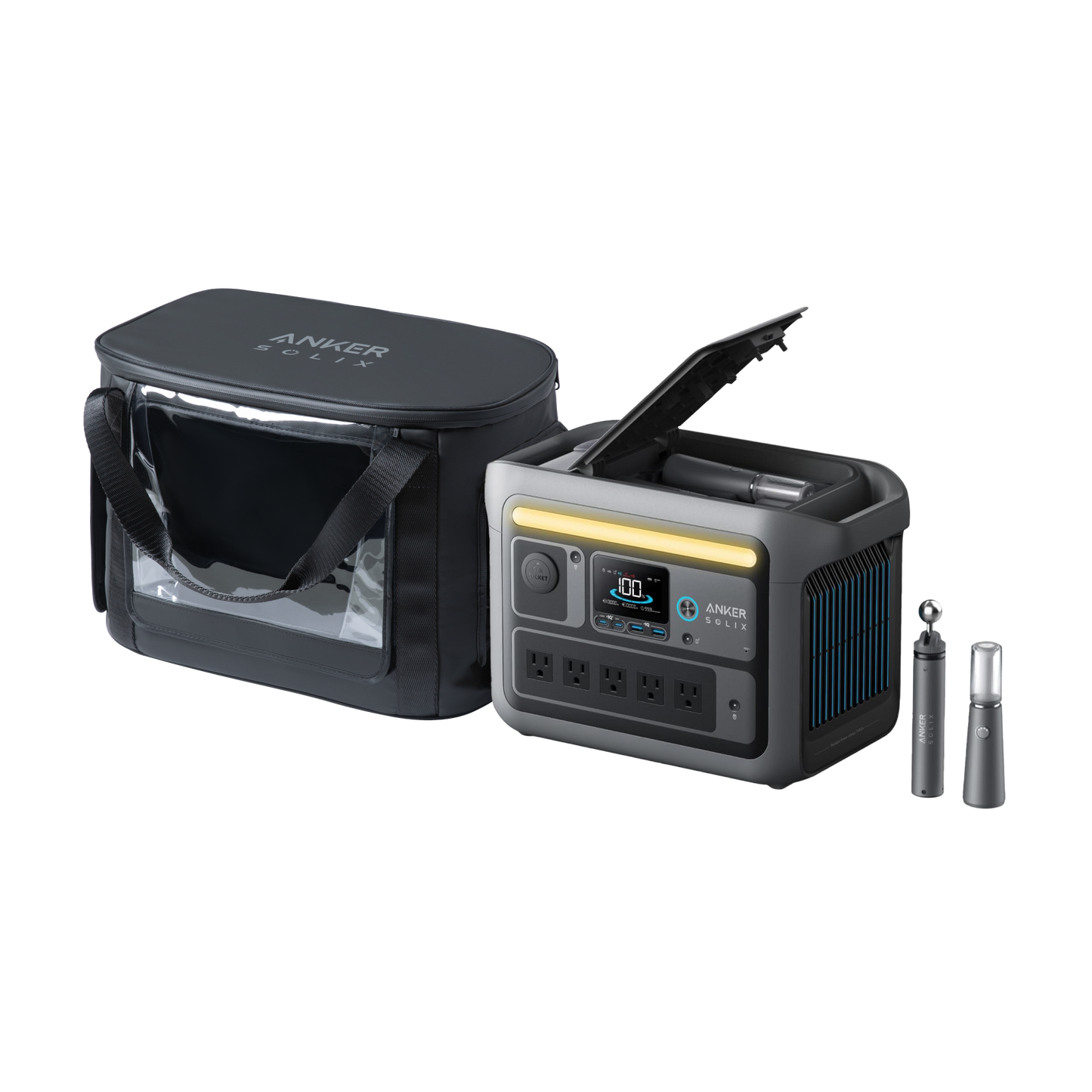 Anker SOLIX C800 Plus Portable Power Station - 768Wh | 1,200W