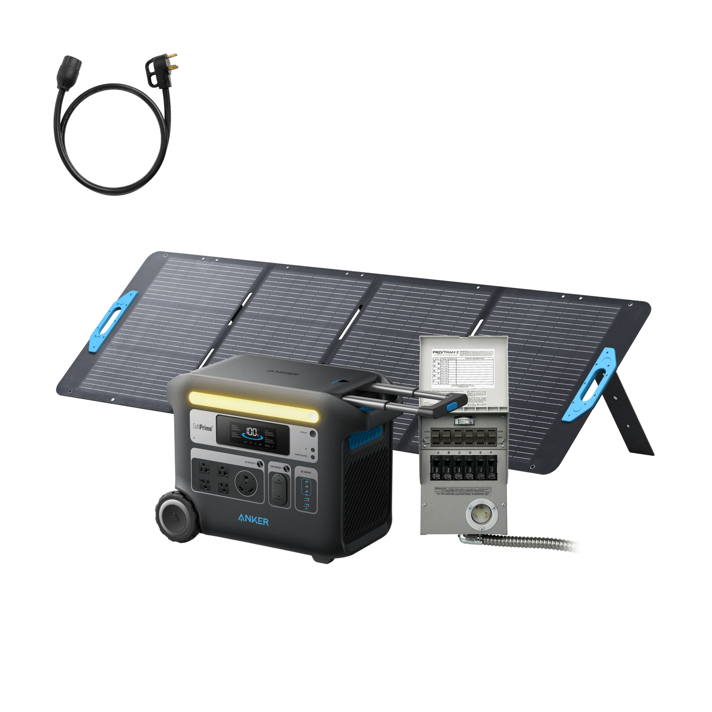 Anker SOLIX <b>F2000</b> + Home Backup Kit (Transfer Switch + Cable)(Boxing Day)