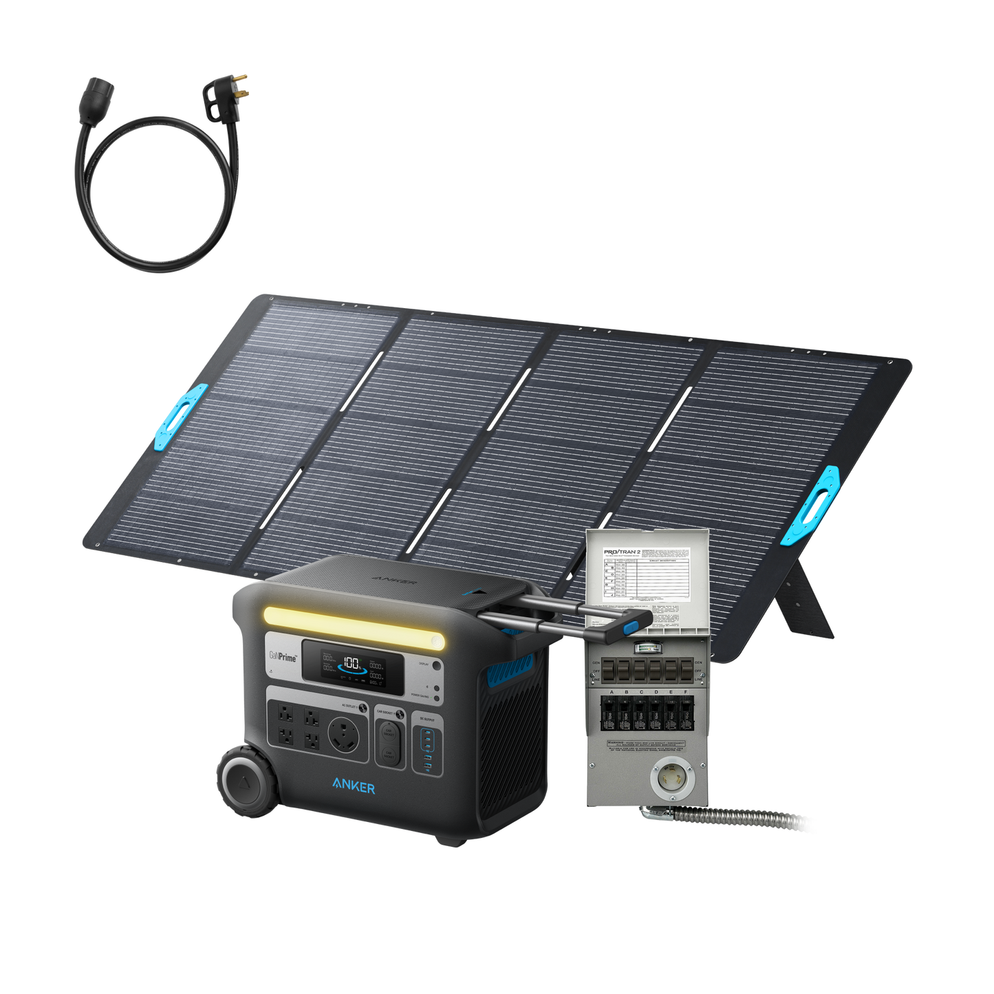 Anker SOLIX <b>F2000</b> + Home Backup Kit (Transfer Switch + Cable)(Boxing Day)