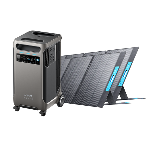 Anker SOLIX F3800 Solar Generator + 2× 400W Solar Panel