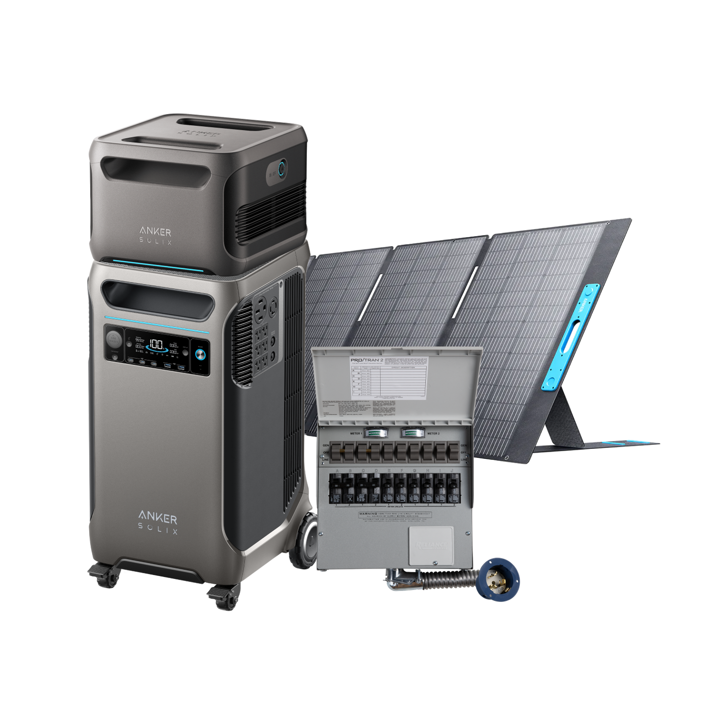 Anker SOLIX F3800 + Battery + Backup Kit + 400W PV Panel
