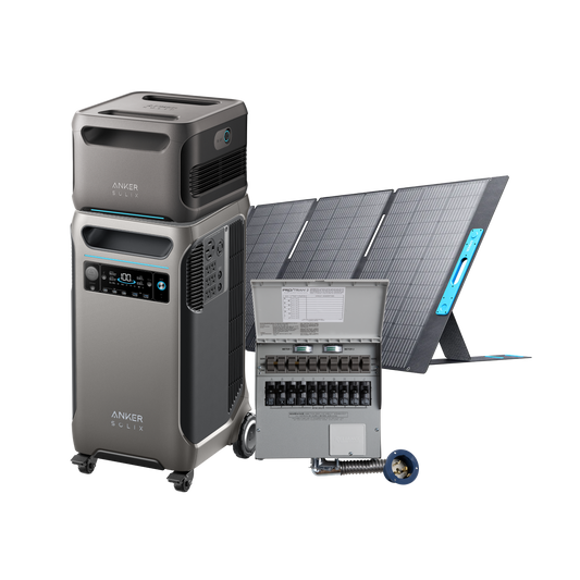 Anker SOLIX F3800 + Battery + Backup Kit + 400W PV Panel