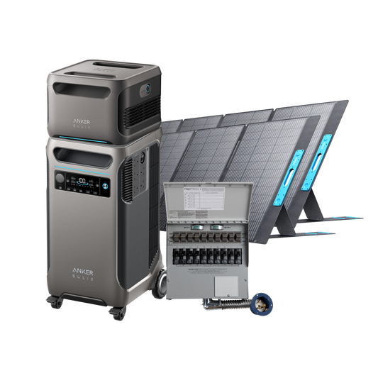 Anker SOLIX F3800 + Battery + Backup Kit + 2× 400W PV Panel