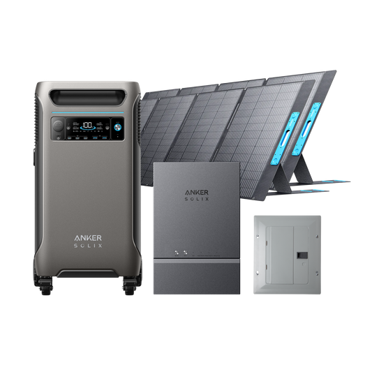 Anker SOLIX F3800 + Smart Home Power Kit + 2× 400W Solar Panel