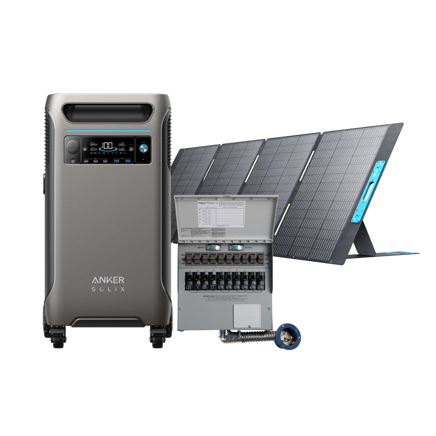 Anker SOLIX F3800 + Home Backup Kit + 400W Solar Panel