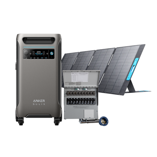 Anker SOLIX F3800 + Home Backup Kit + 400W Solar Panel