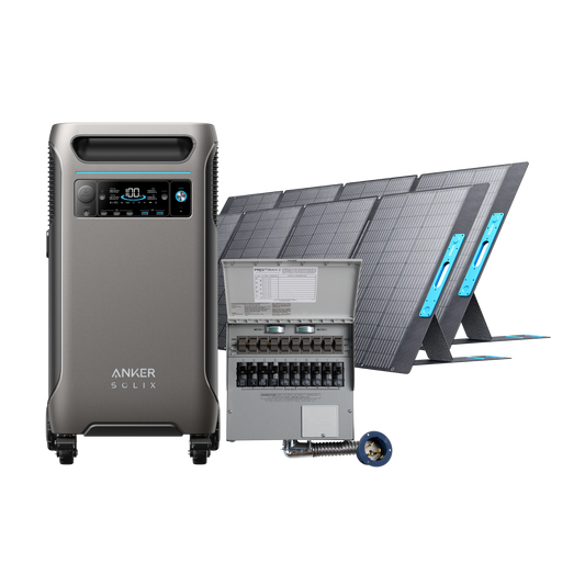 Anker SOLIX F3800 + Home Backup Kit + 2× 400W Solar Panel