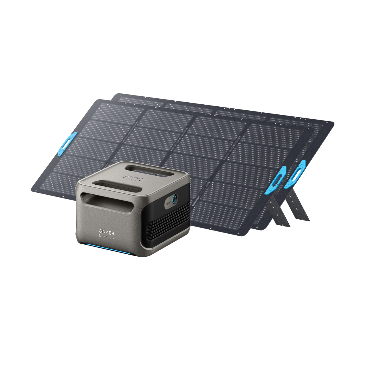 Anker SOLIX BP3800 Expansion Battery + 2x 400W Portable Solar Panel