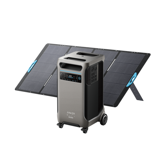 Anker SOLIX F3800 Plus Solar Generator + 400W Solar Panel