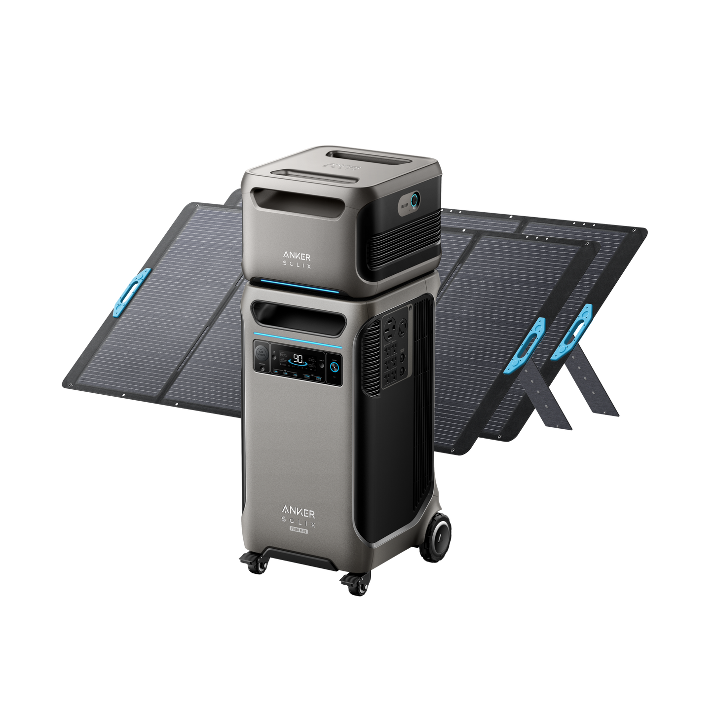 Anker SOLIX F3800 Plus + Expansion Battery + 2× 400W Solar Panels