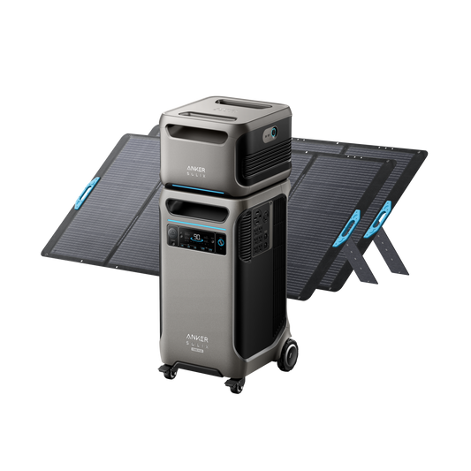 Anker SOLIX F3800 Plus + Expansion Battery + 2× 400W Solar Panels