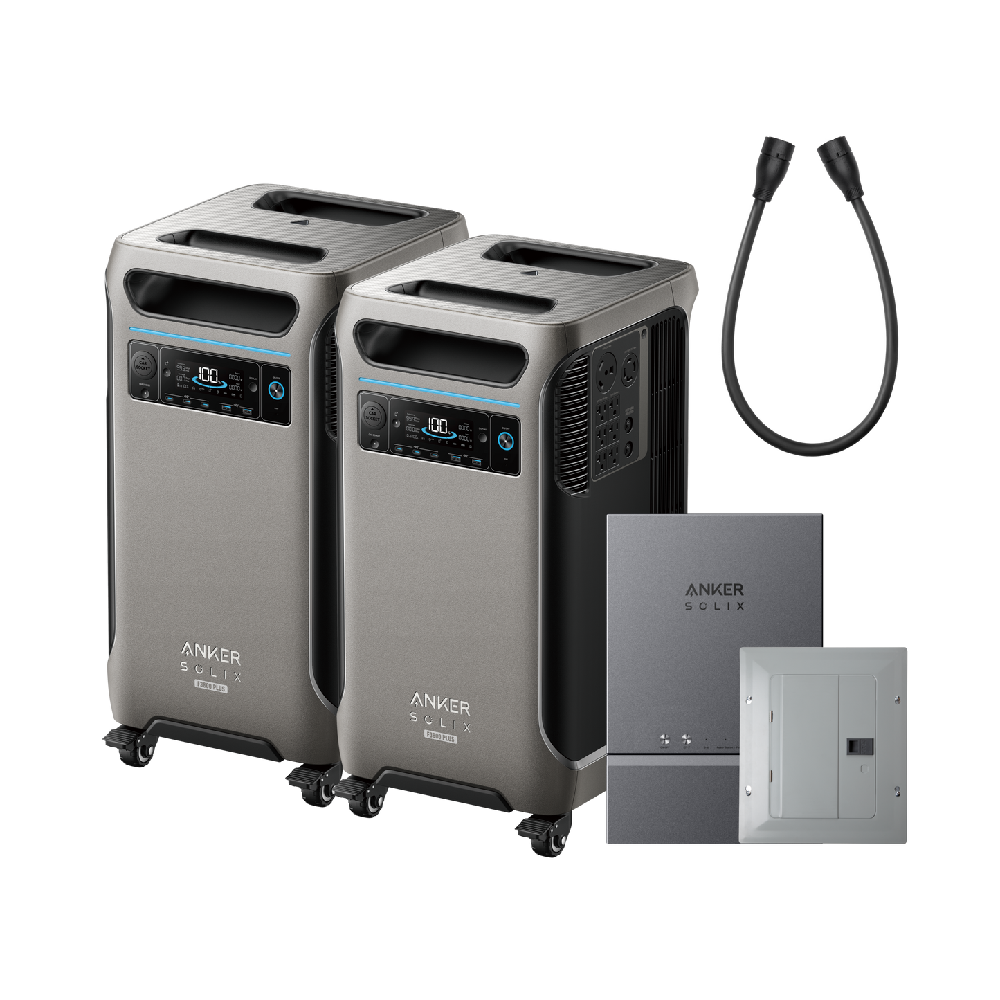 2× Anker SOLIX F3800 + Smart Home Power Kit