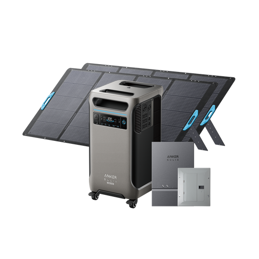 Anker SOLIX F3800 Plus + Smart Home Power Kit + 2× 400W Solar Panel