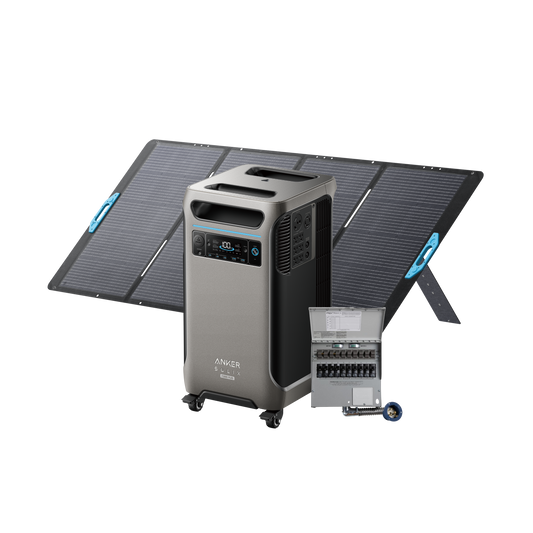 Anker SOLIX F3800 Plus + Home Backup Kit + 400W Solar Panel