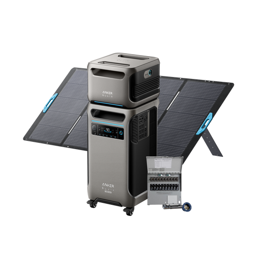 Anker SOLIX F3800 Plus + Expansion Battery + Home Backup Kit + 400W Solar Panel