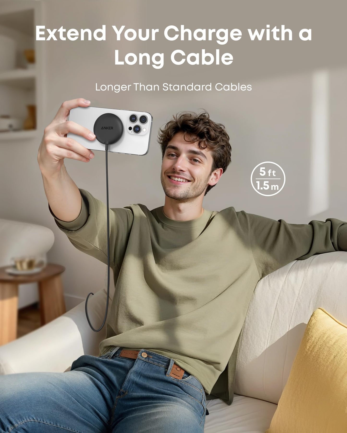Anker Zolo Wireless Charger (Magnetic, Pad)