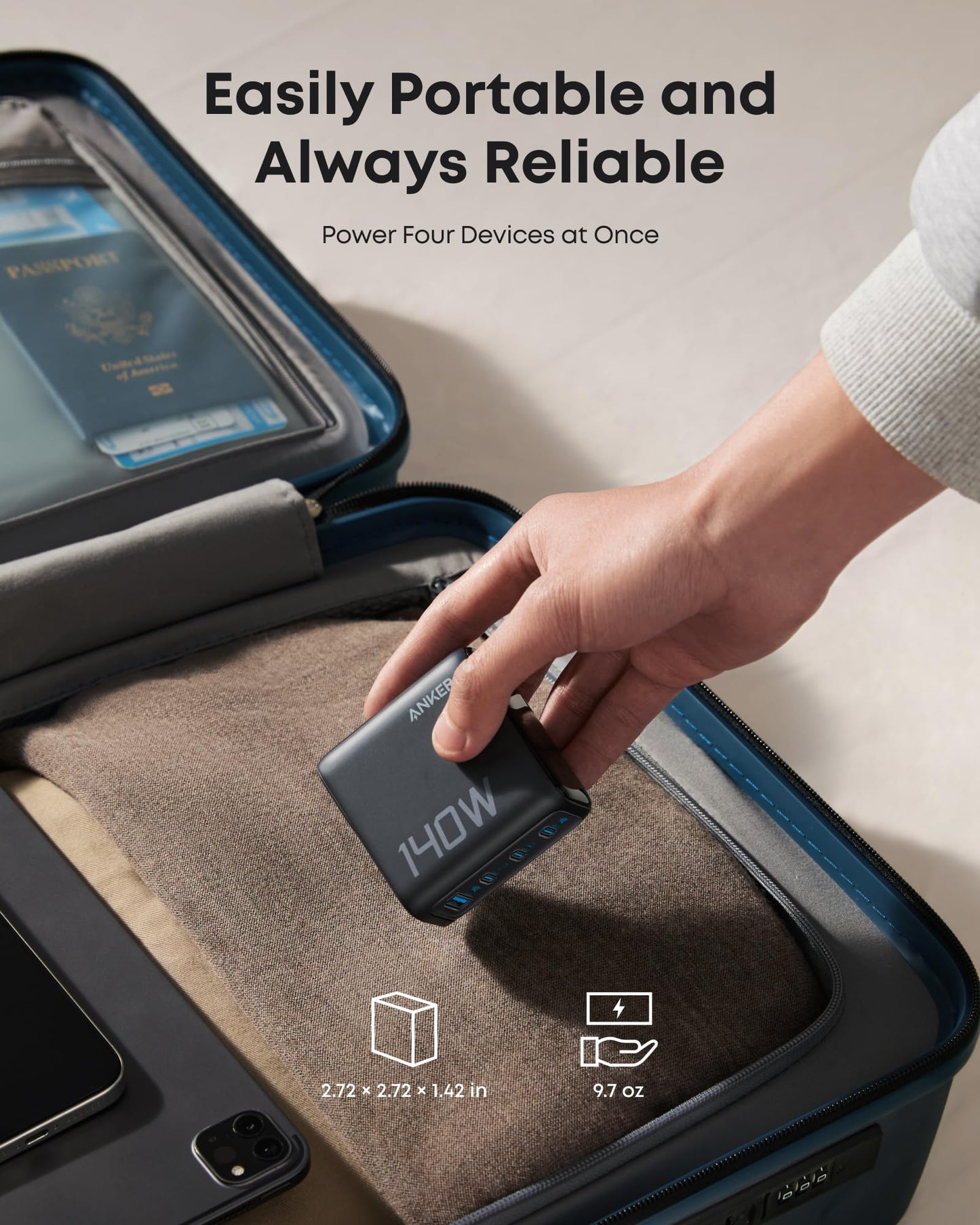 Anker Portable Laptop Charger for Travel