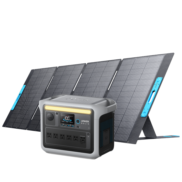 Anker SOLIX C1000 Solar Generator + 200W Solar Panel