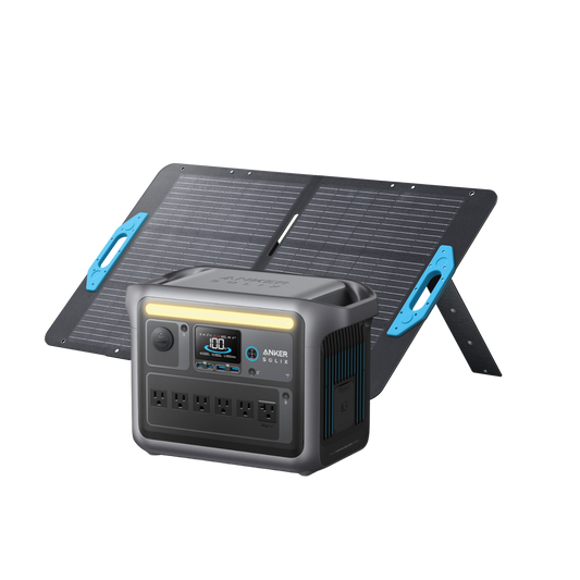 Anker SOLIX C1000 Solar Generator + 100W Solar Panel