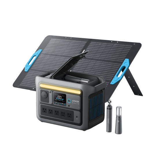 Anker SOLIX C800 Plus Solar Generator + 100W Solar Panel