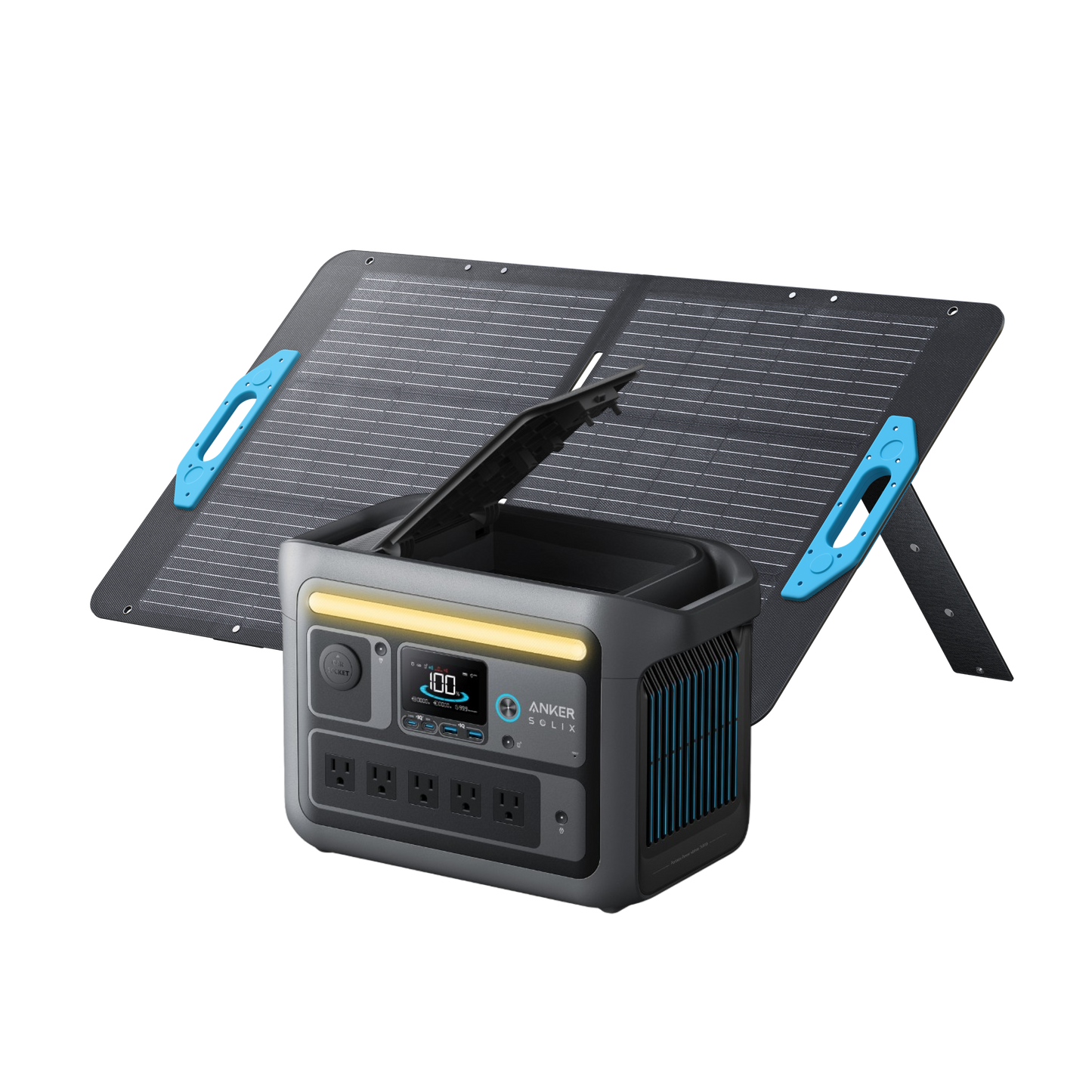 Anker SOLIX C800 Solar Generator + 100W Solar Panel