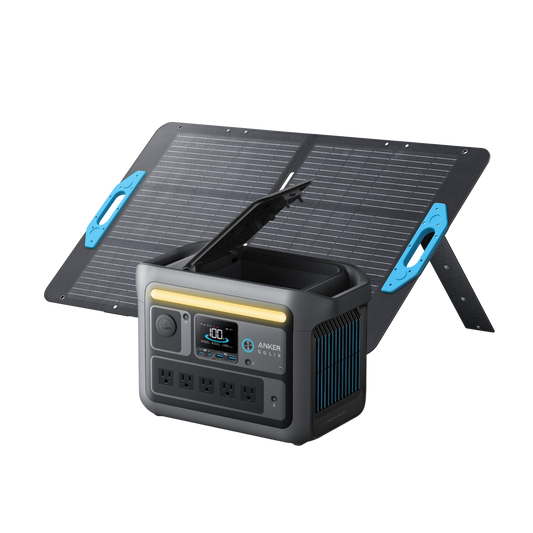 Anker SOLIX C800 Solar Generator + 100W Solar Panel