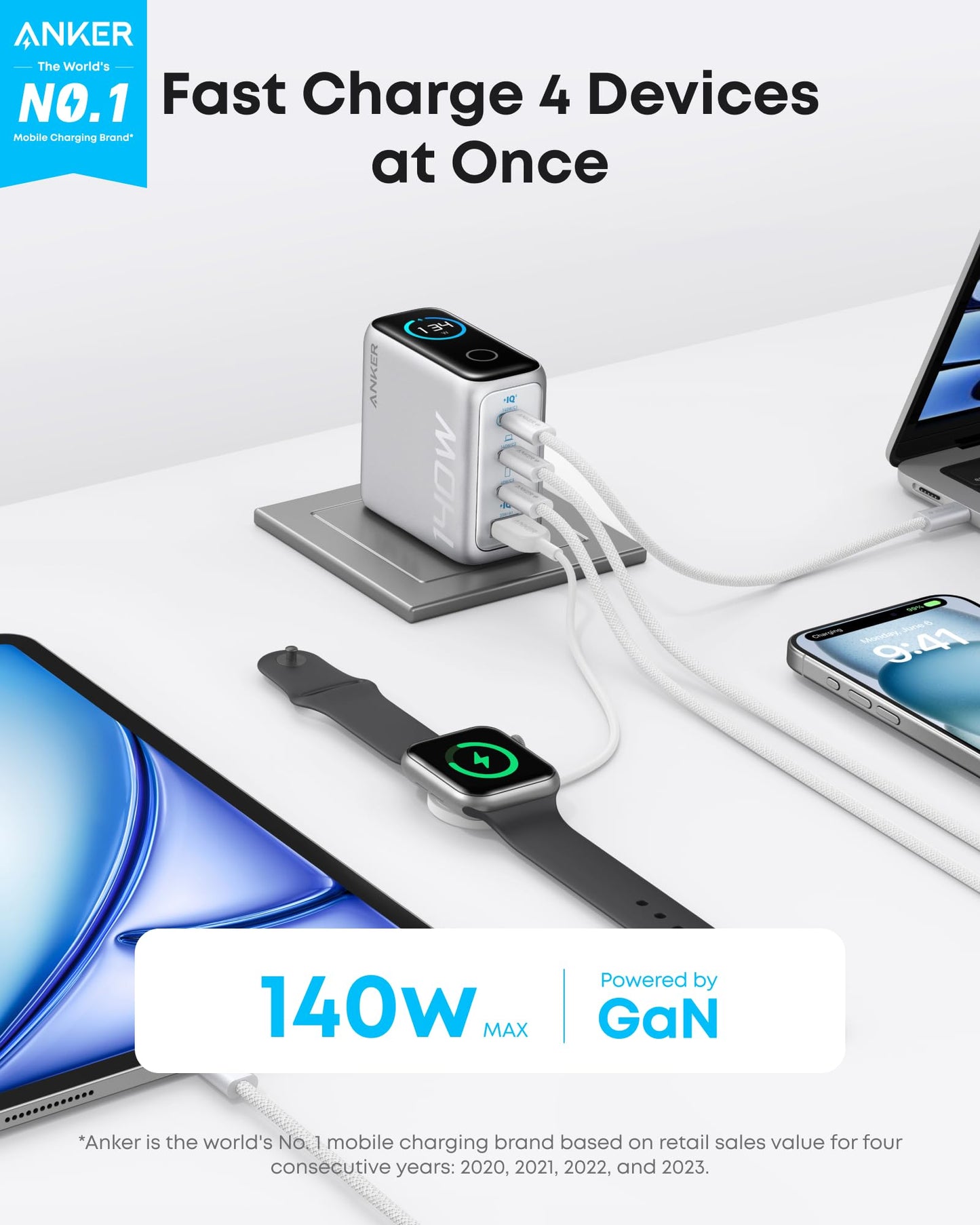 Anker Laptop Type-C Charger 4 Ports
