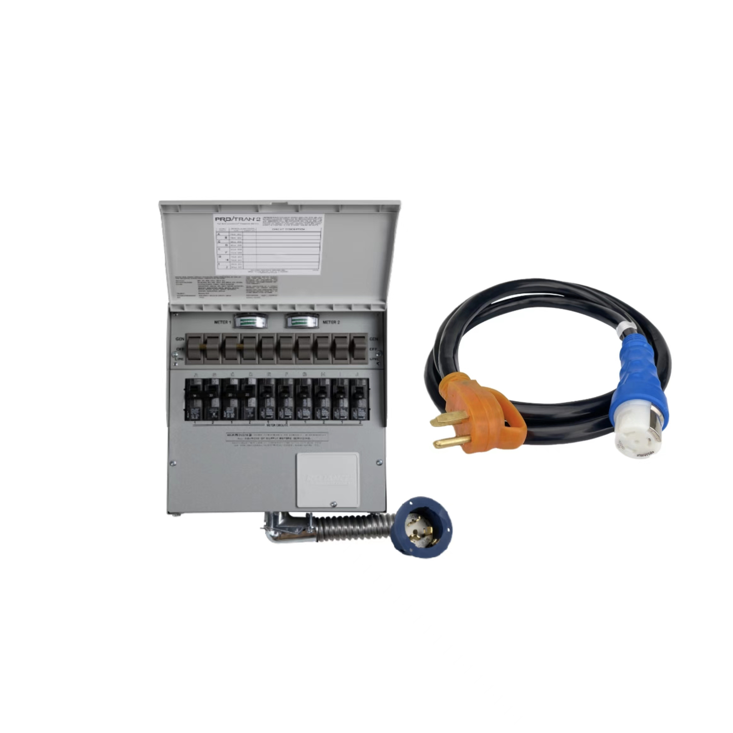 Home Backup Kit (120V/240V, 50 Amp, 10-Circuit Transfer Switch + Cable, For F3800)(offer)