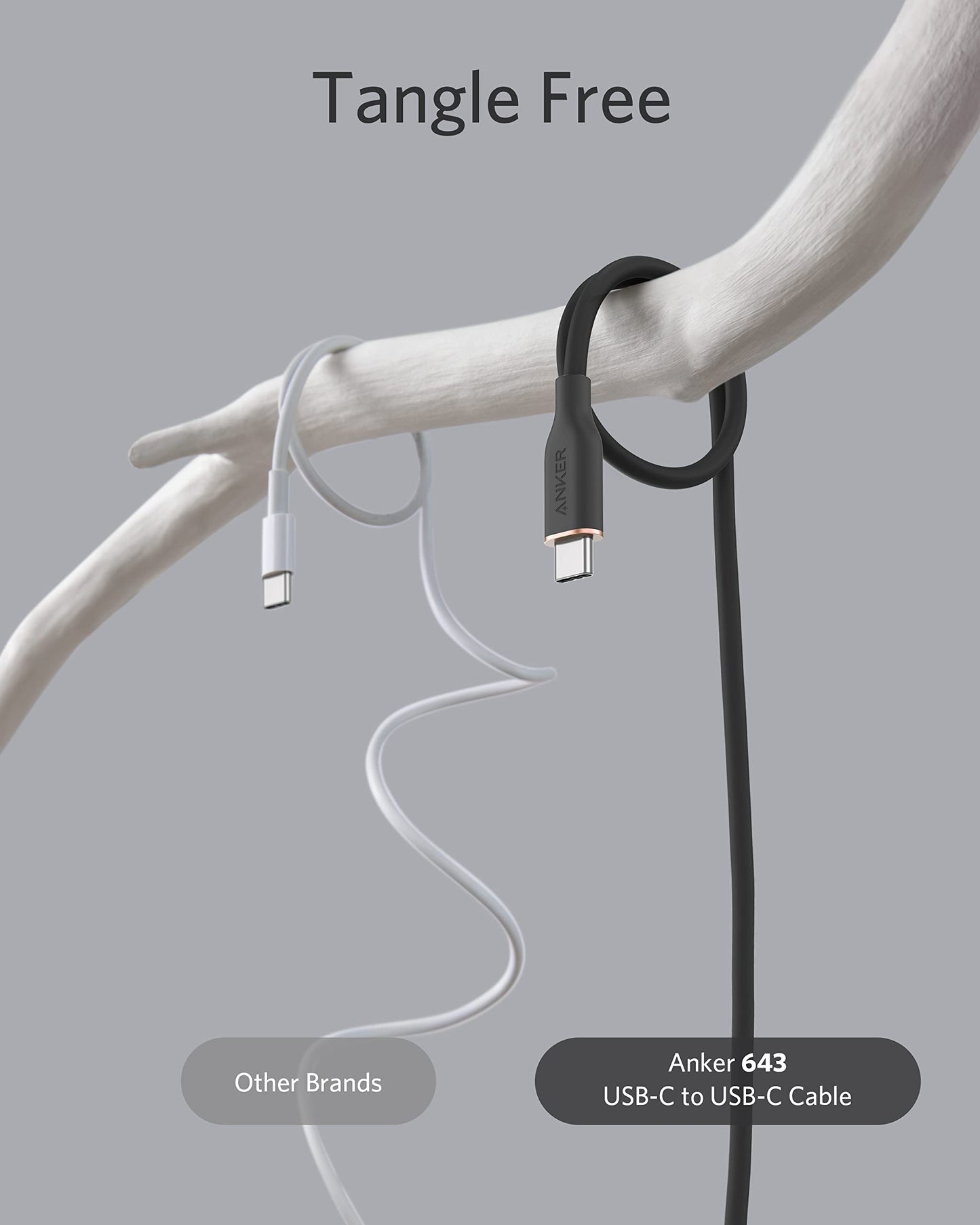 Anker 643 USB-C to USB-C Cable (Flow, Silicone)