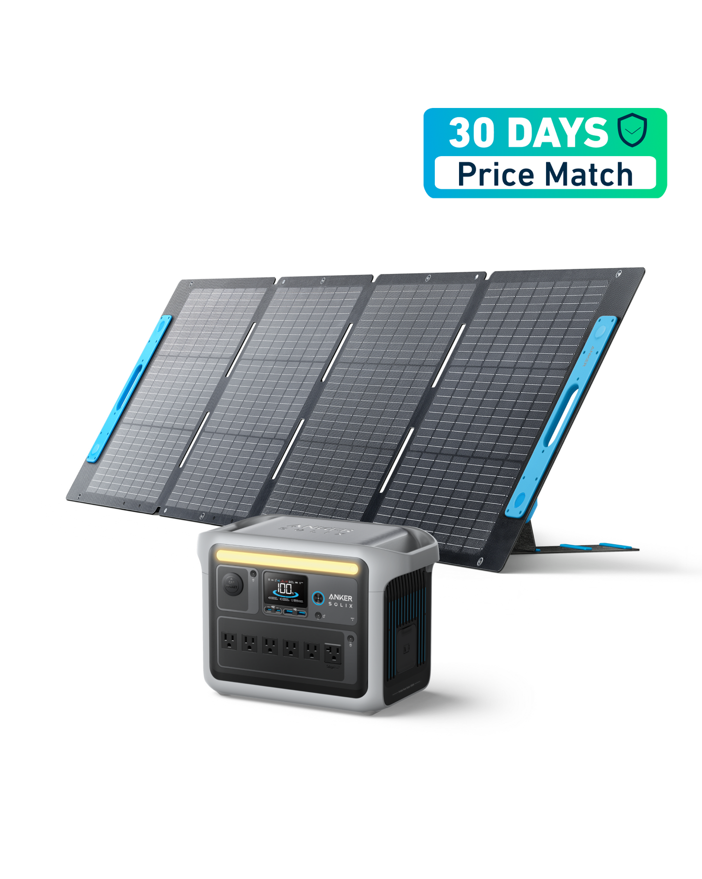 Anker SOLIX C1000 Solar Generator + 200W Solar Panel