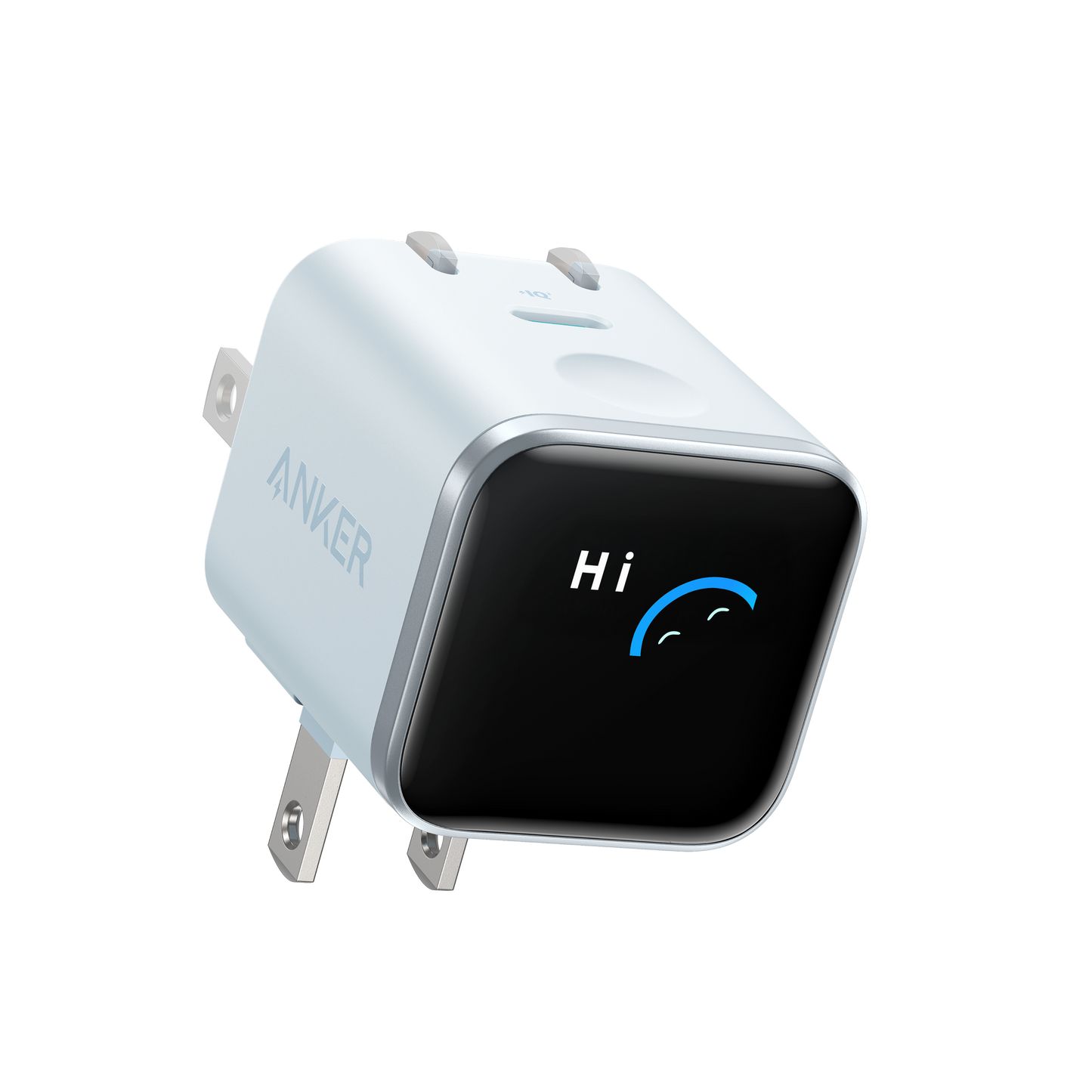 Anker Nano Charger (45W, Smart Display, 180° Foldable)