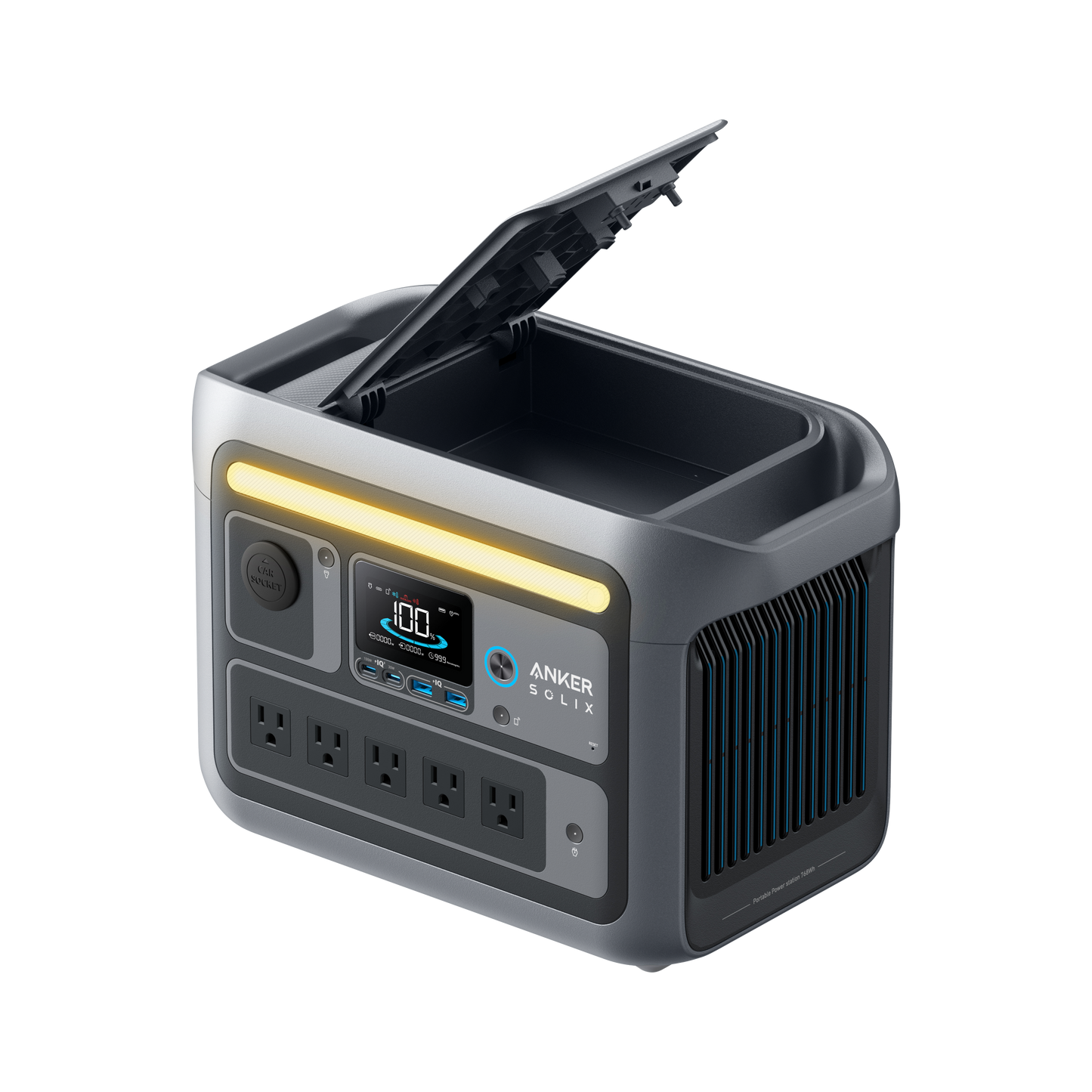 Anker SOLIX C800 Portable Power Station - 768Wh | 1,200W
