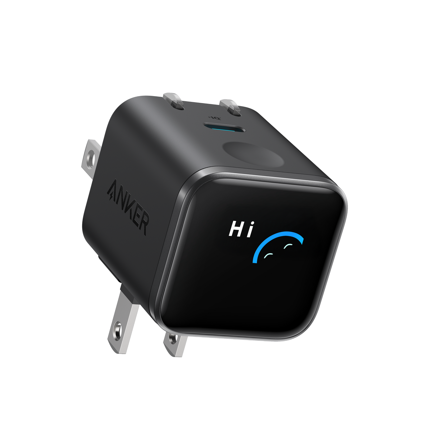 Anker Nano Charger (45W, Smart Display, 180° Foldable)