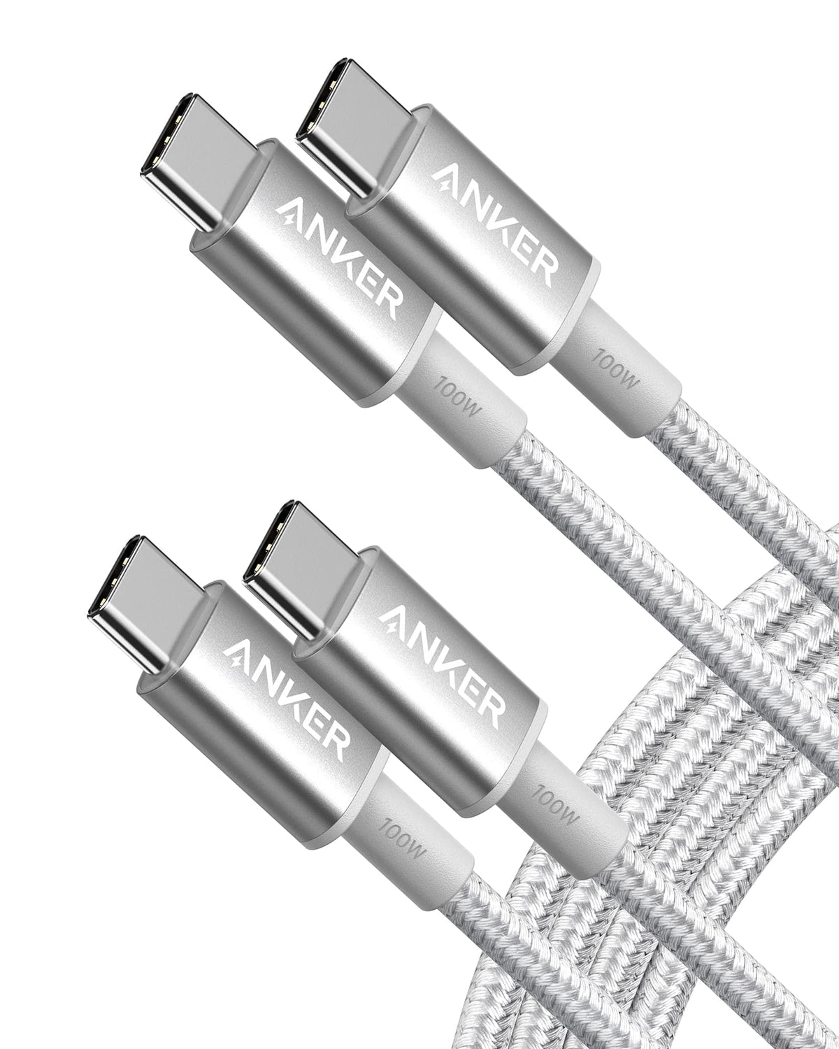 Anker &lt;b&gt;333&lt;/b&gt; USB-C to USB-C Cable (6ft Nylon, 2-Pack)