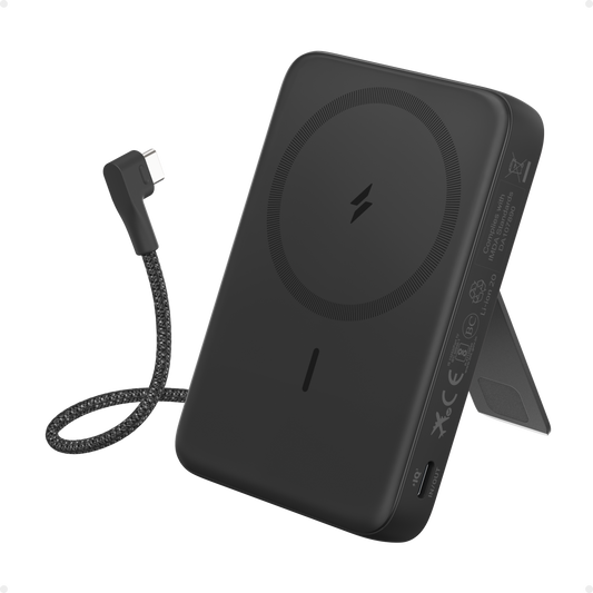 Anker Zolo Power Bank (10K, Magnetic, Built-In USB-C Cable)