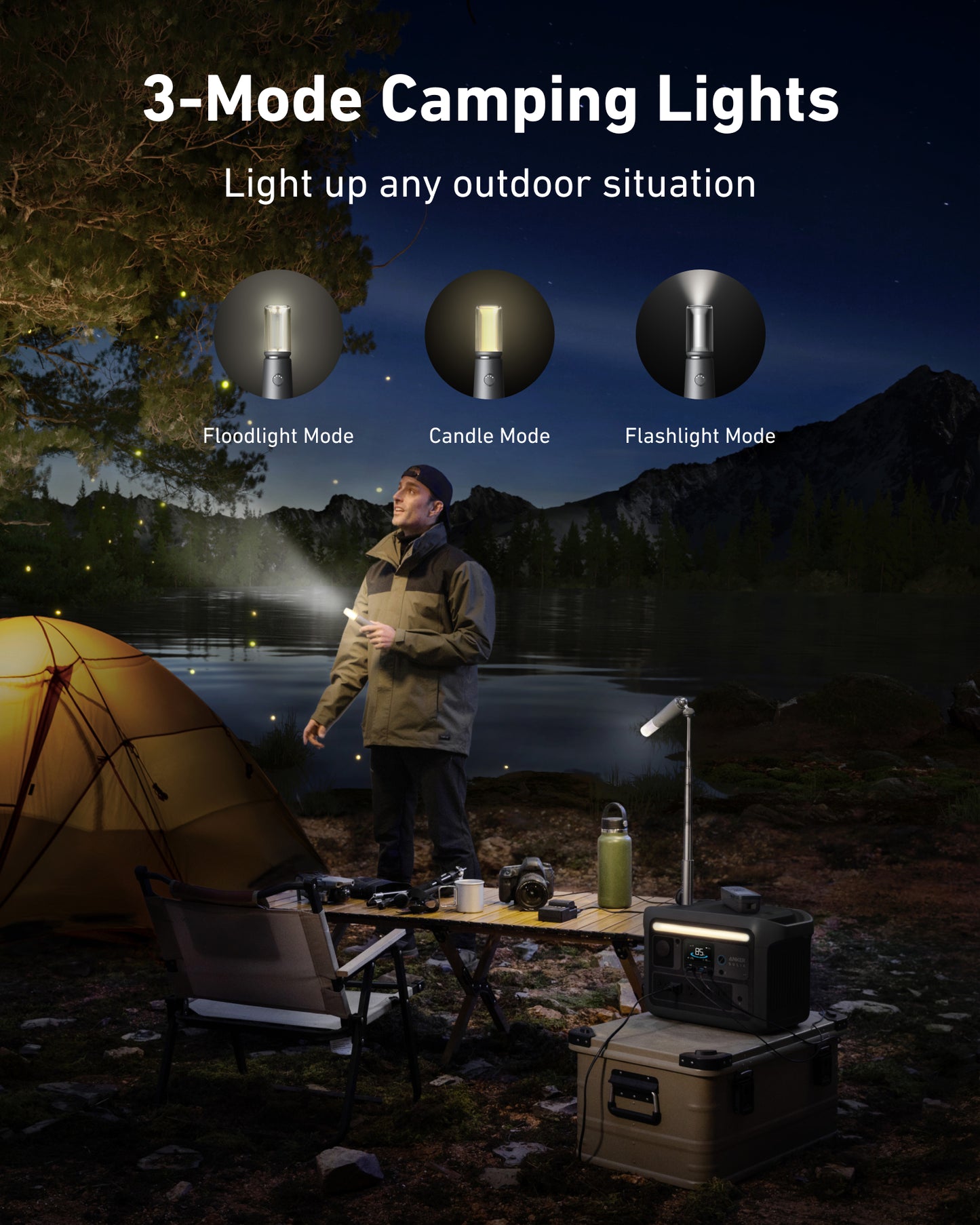 Station d'alimentation portable Anker SOLIX C800X 768 Wh | 1 200 W