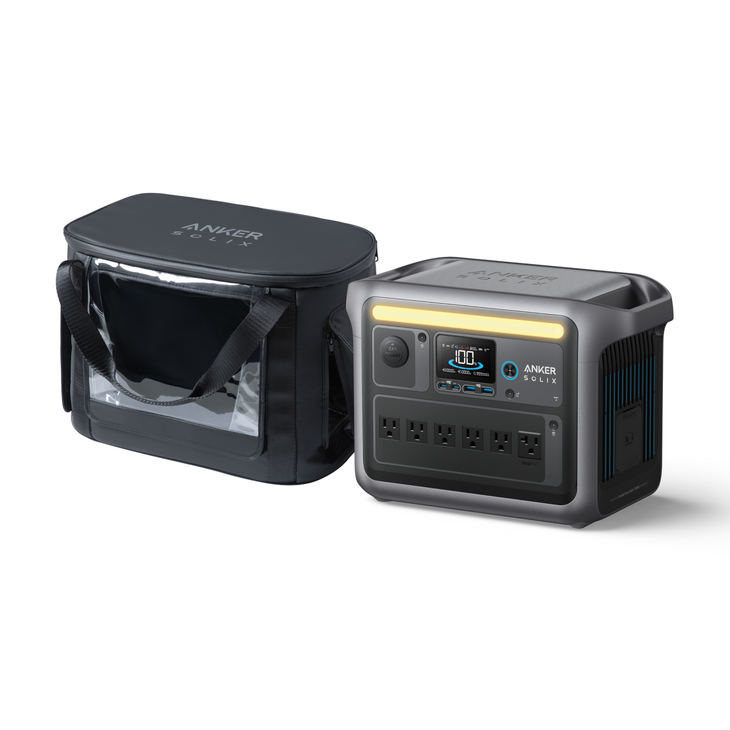 Anker SOLIX C1000 Portable Power Station + Water-Resistant Case