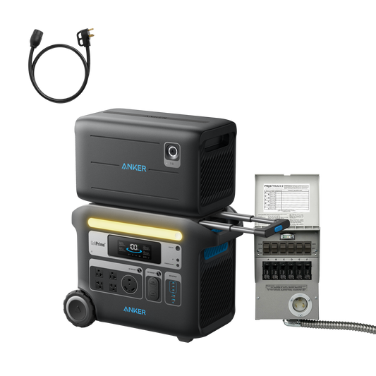 Anker SOLIX F2000 + BP2000 Expansion Battery + Home Backup Kit (Transfer Switch + Cable)(Boxing Day)