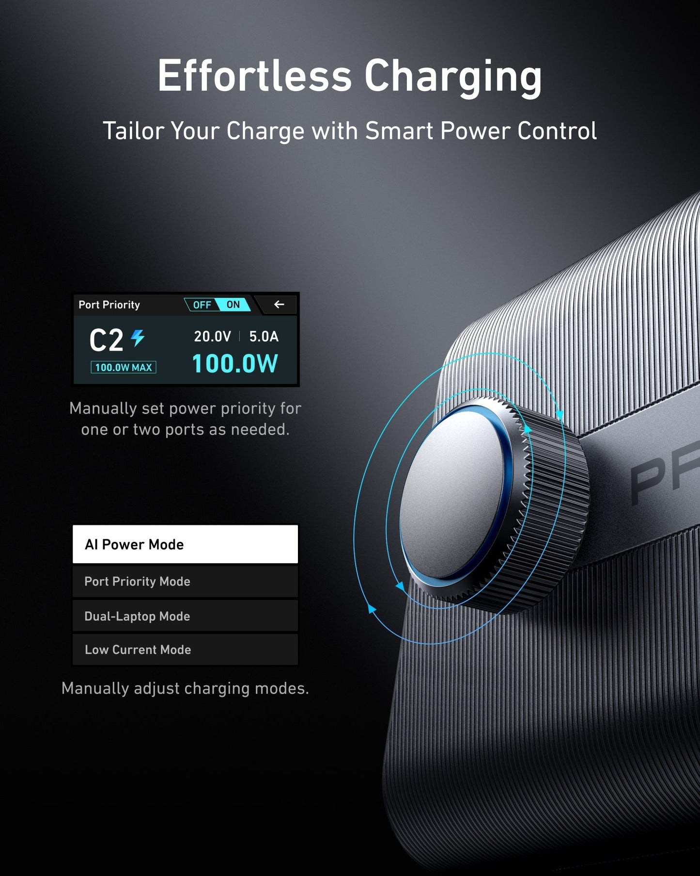 Workspace Power Set | Anker Prime 250W Charger and Wireless Stand