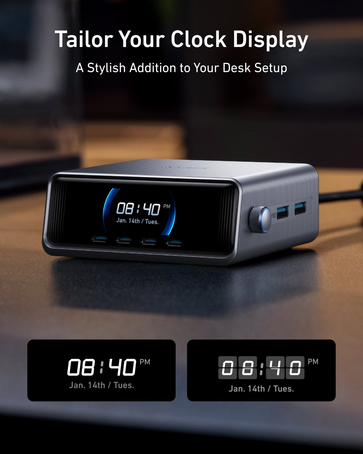 Workspace Power Set | Anker Prime 250W Charger and Wireless Stand