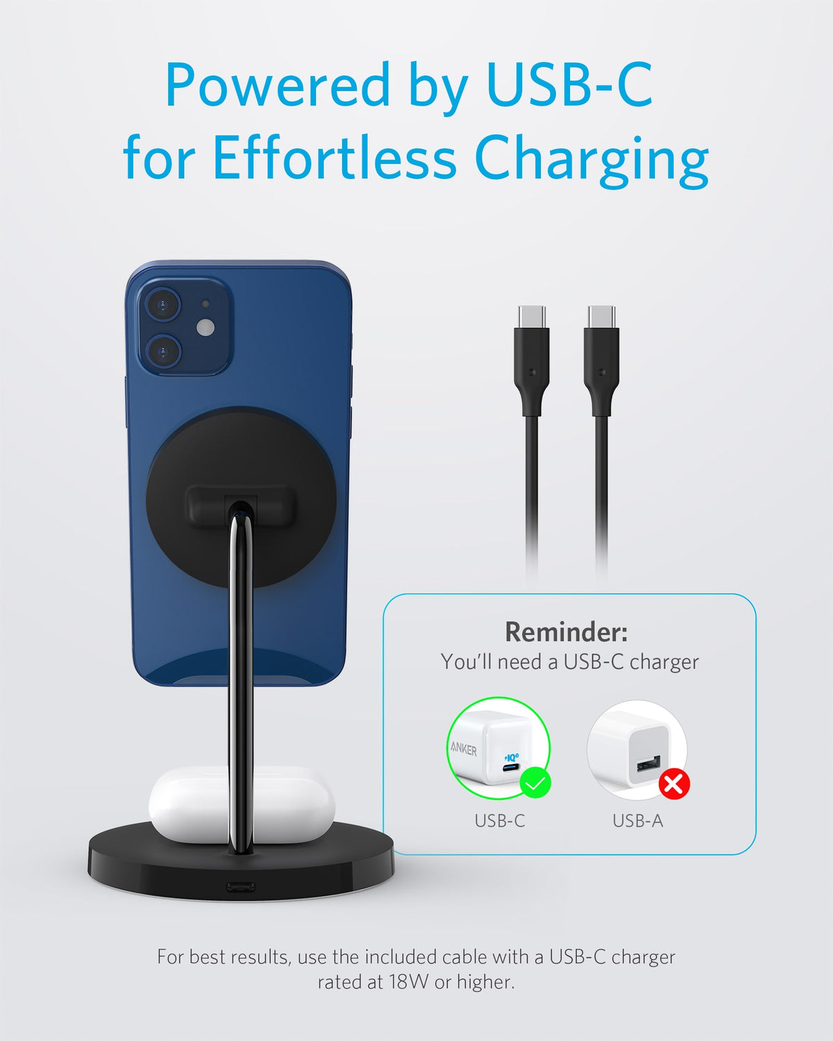 Anker PowerWave Magnetic 2-in-1 Stand Lite