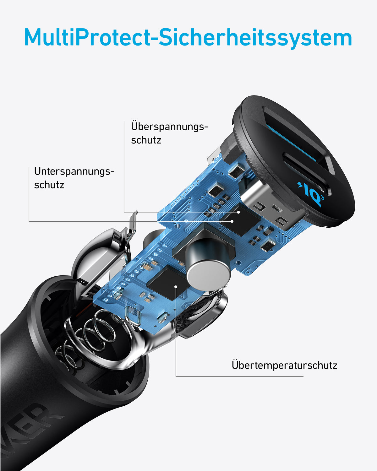 Anker Car Charger (30W, 2 Ports)