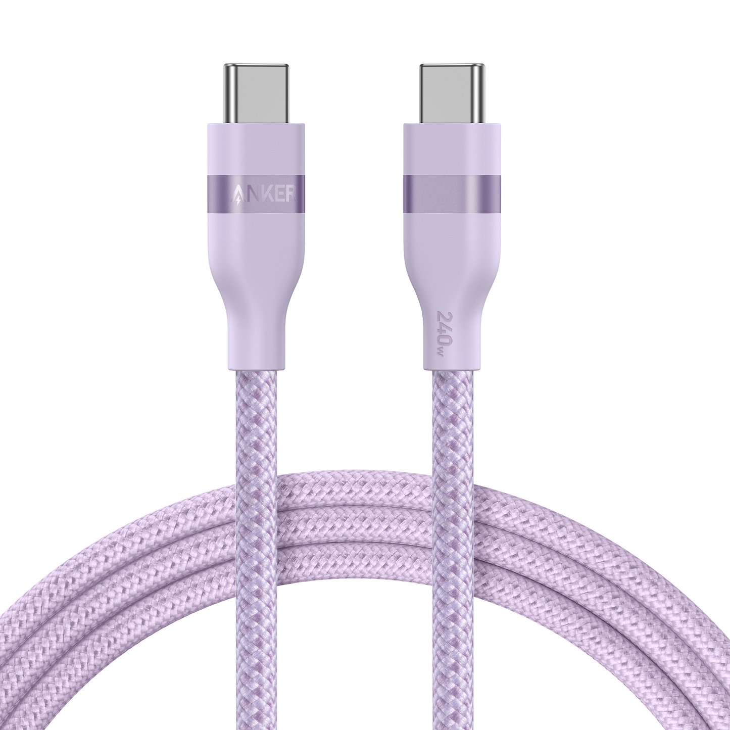 Câble Anker USB-C vers USB-C (3 / 6 pieds - 1 / 2 m, 240 W, tressé recyclé)