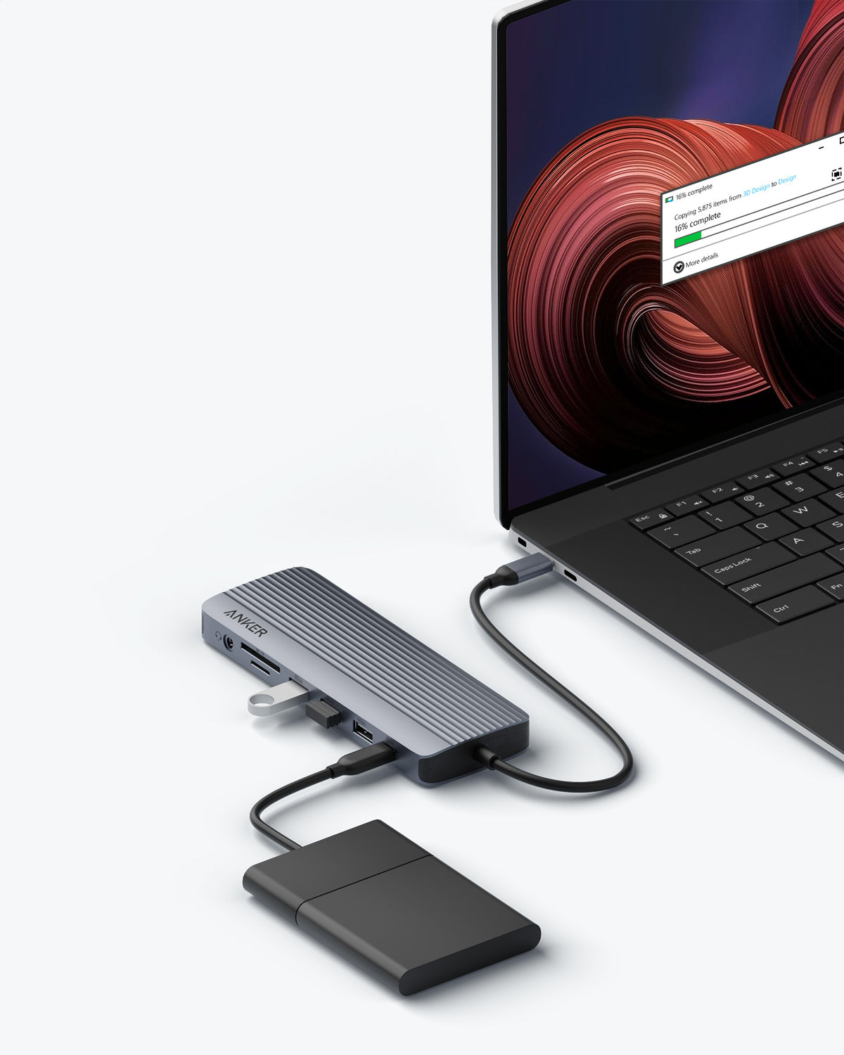 Anker USB-C Hub (14-in-1, Triple Display)