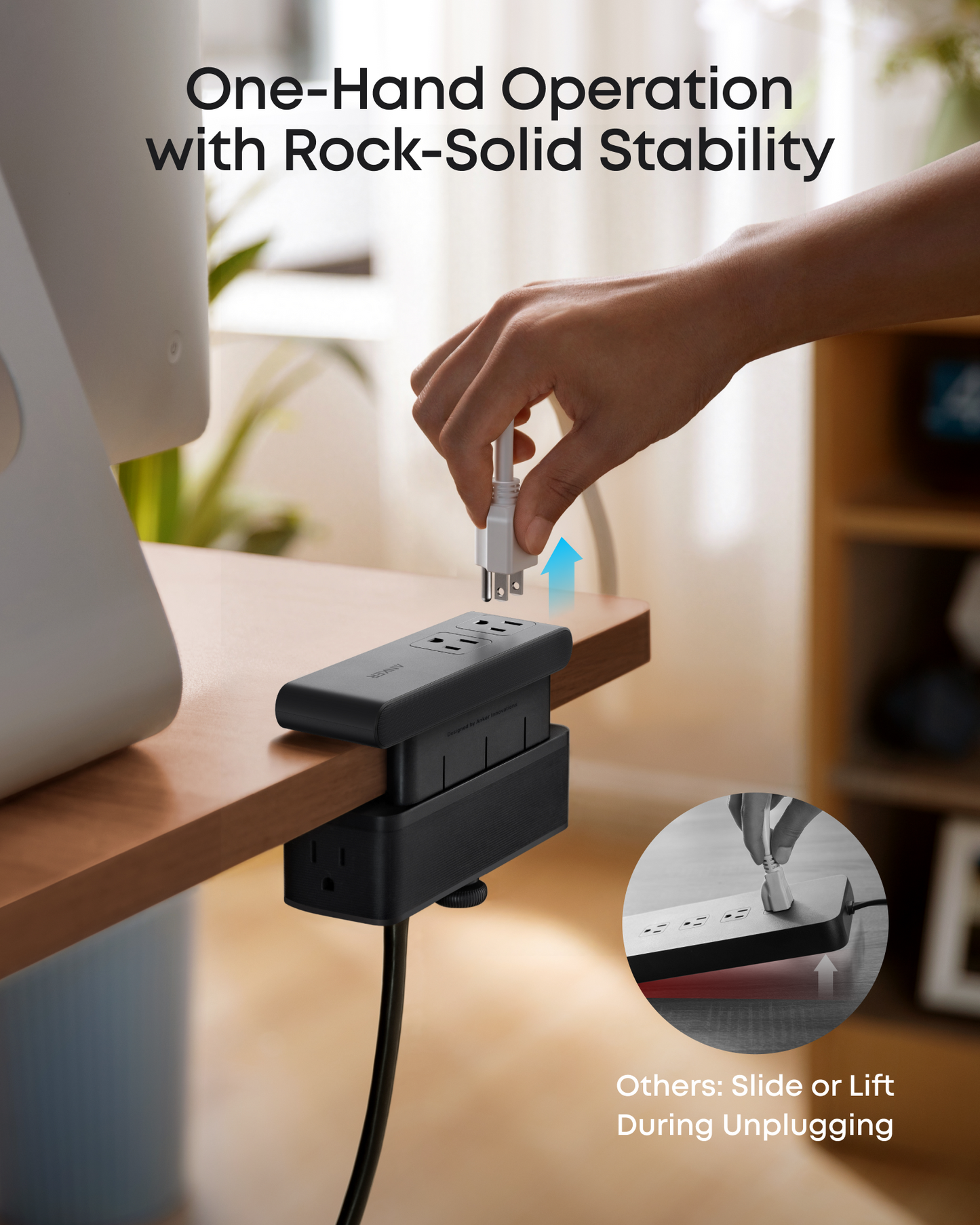 Anker Nano Power Strip (10-en-1, 70W, Clamp)